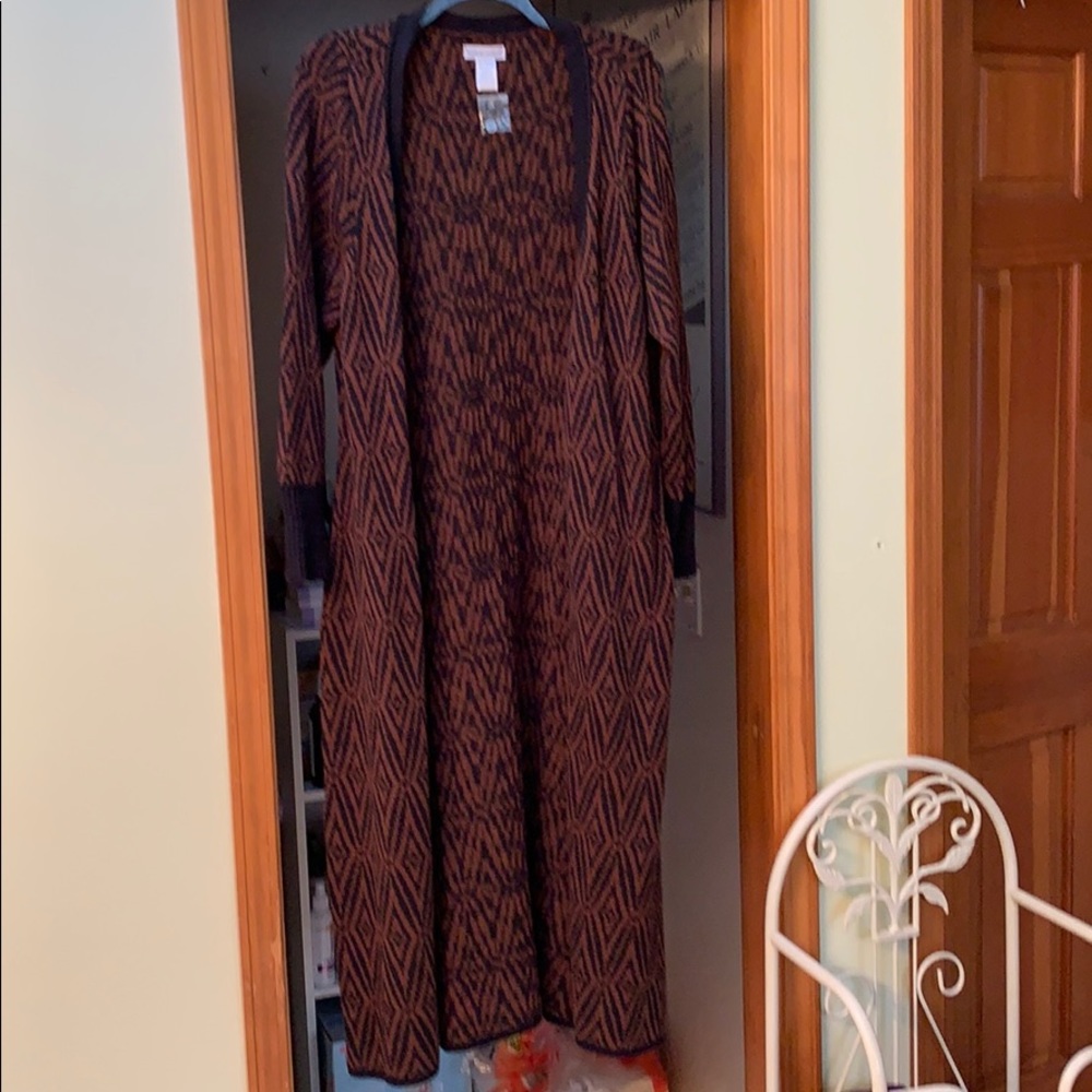 Long coat sweater